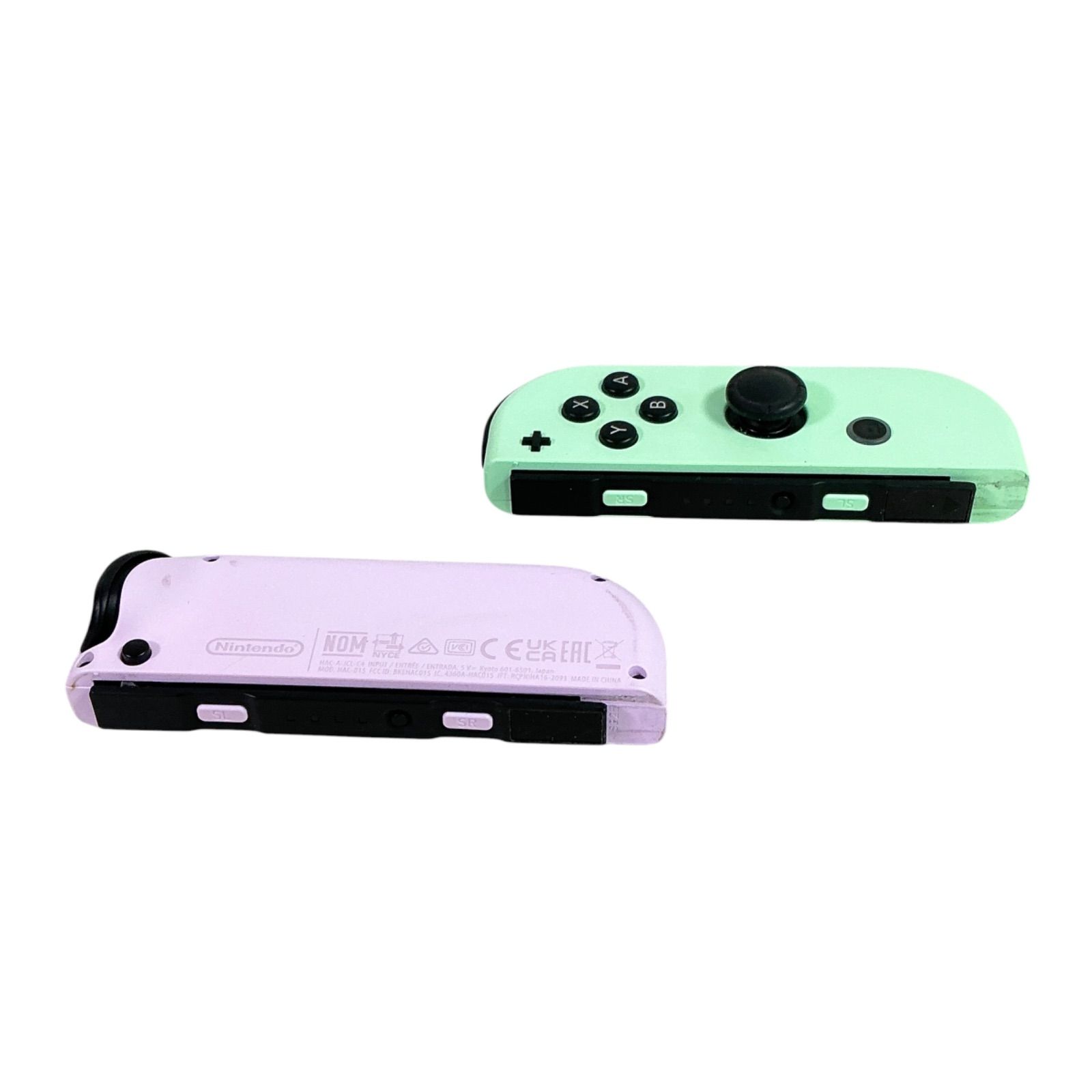 NintendoSwitch純正Joy-ConパステルパープルパステルグリーンHAC