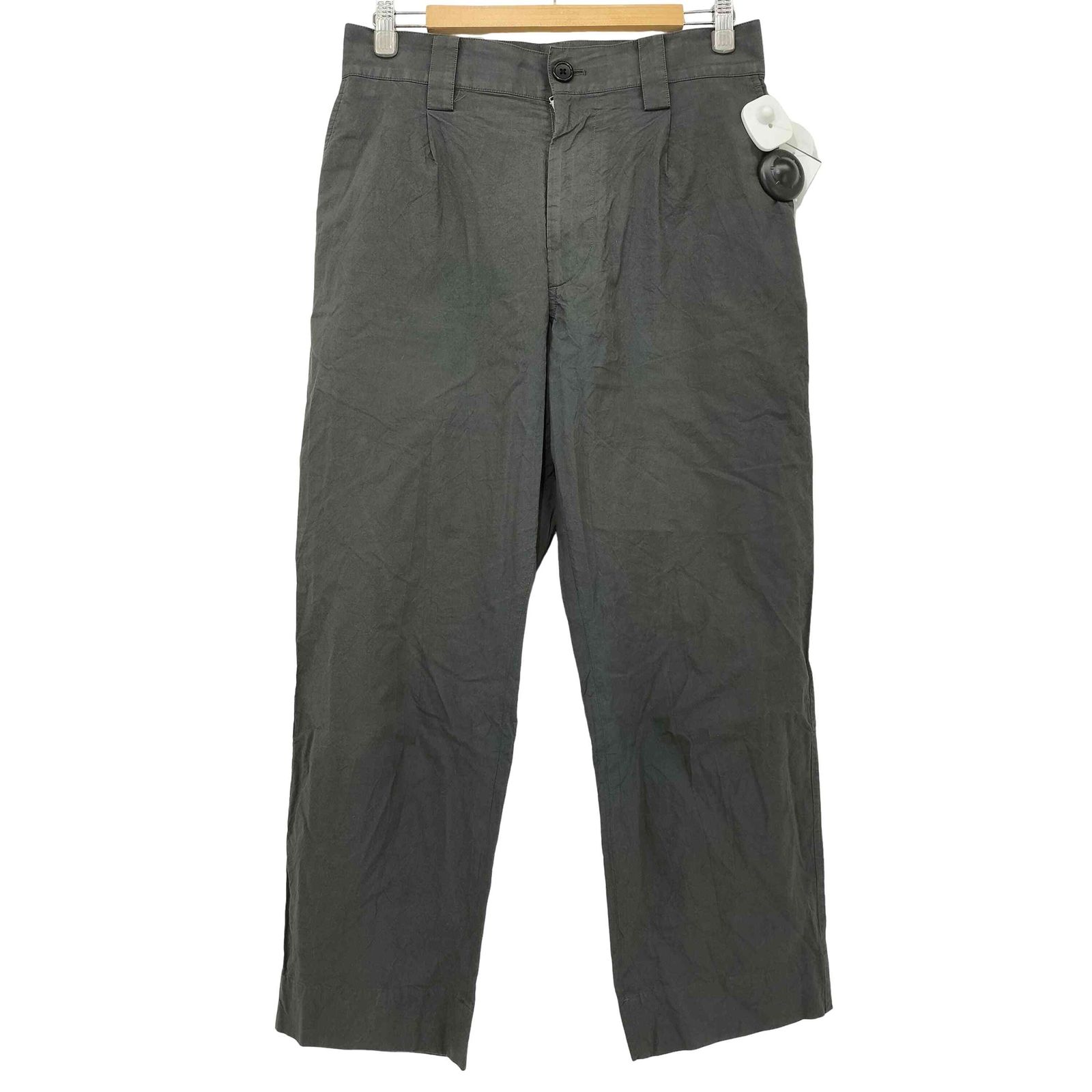 マーガレットハウエル MARGARET HOWELL MATT COTTON SILK POPLIN シルクコットン トラウザー スラックス メンズ JPN：M