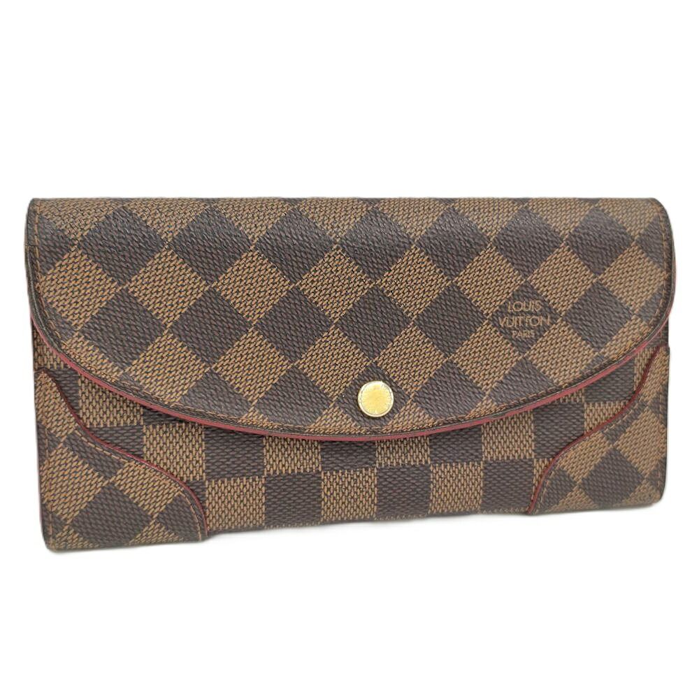 LOUIS VUITTON ポルトフォイユ カイサ 二つ折り長財布 スリーズ ダミエ エベヌ M61221