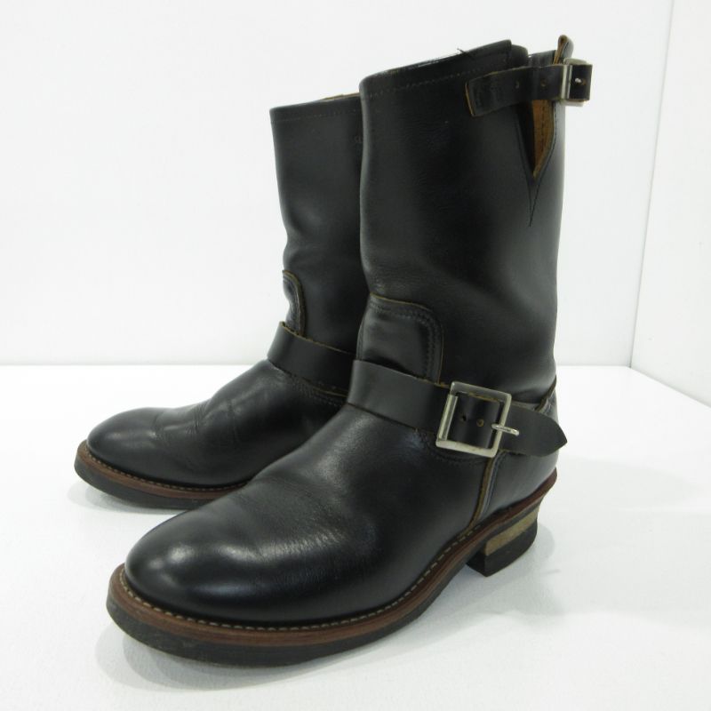 【三重本店】 中古 RED WING | レッドウィング エンジニアブーツ 2966 ブラック サイズ：8.5 【127】