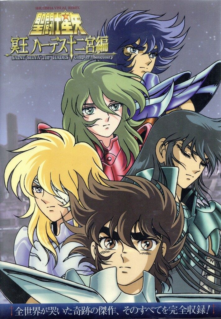 集英社 ヴィジュアルリミックス 聖闘士星矢冥王ハーデス十二宮編(トレカ&生写真) (完品)