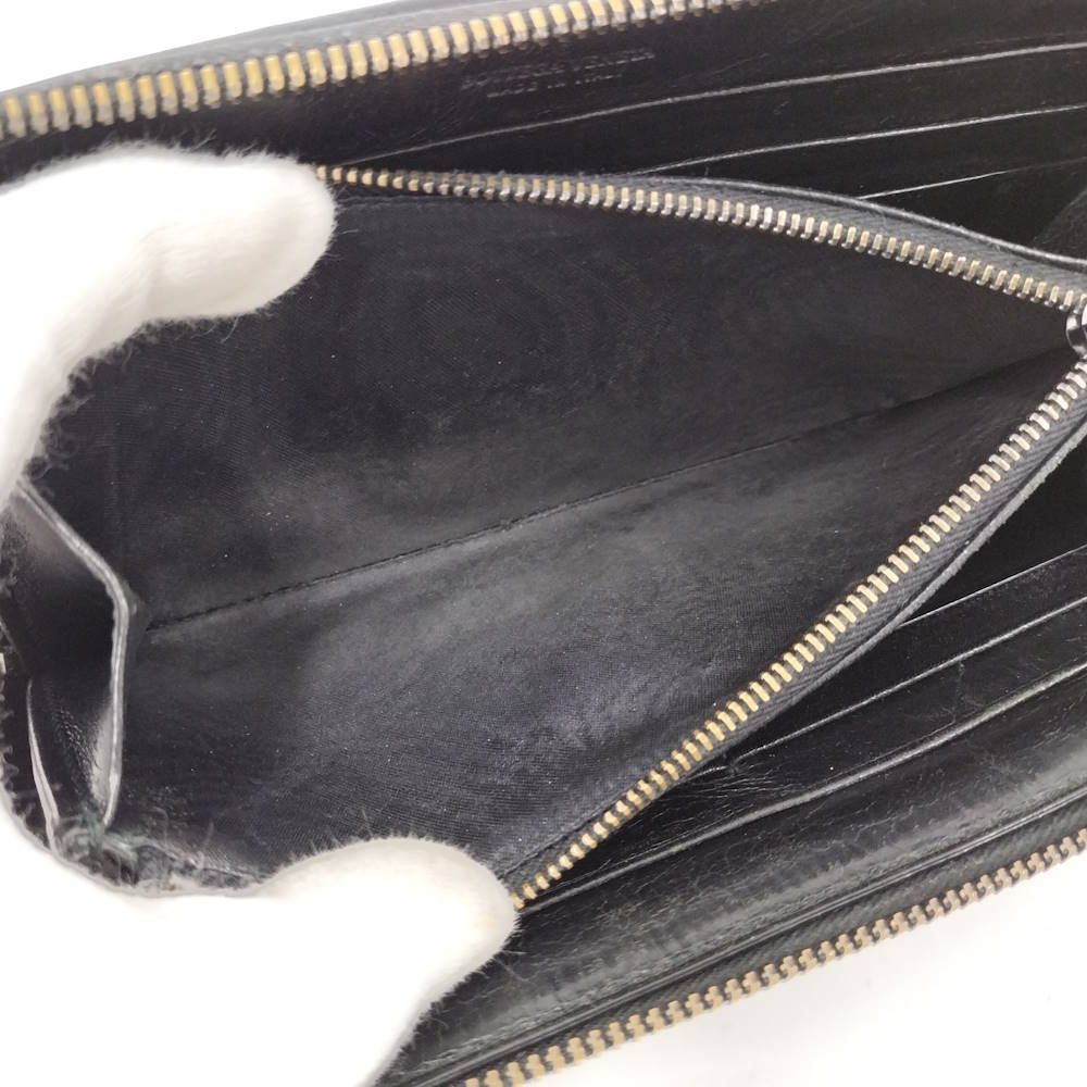 BOTTEGA VENETA ラウンドファスナー長財布 イントレチャート レザー