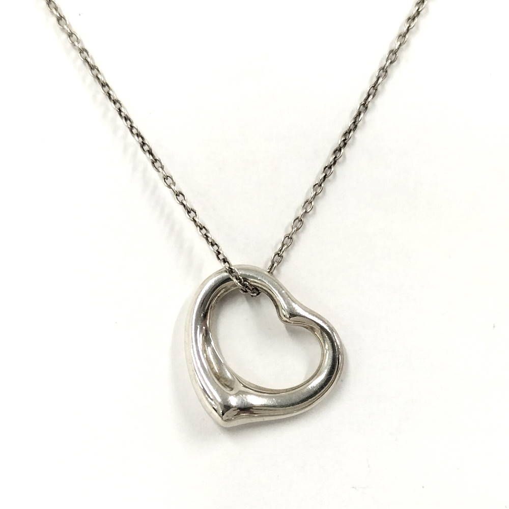 Tiffany & Co. オープンハート ネックレス SV925 シルバー