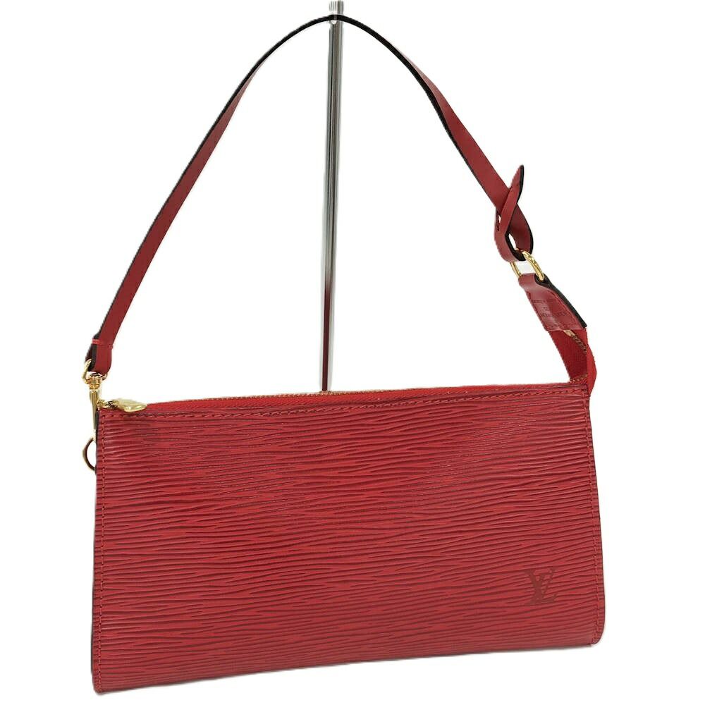 LOUIS VUITTON ポシェットアクセソワール エピ カスティリアンレッド M52957 AR0949