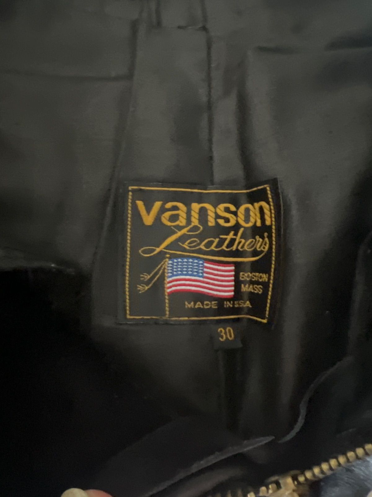 vanson レザーパンツ ブラック アメリカ製 サイズ30 - メルカリ