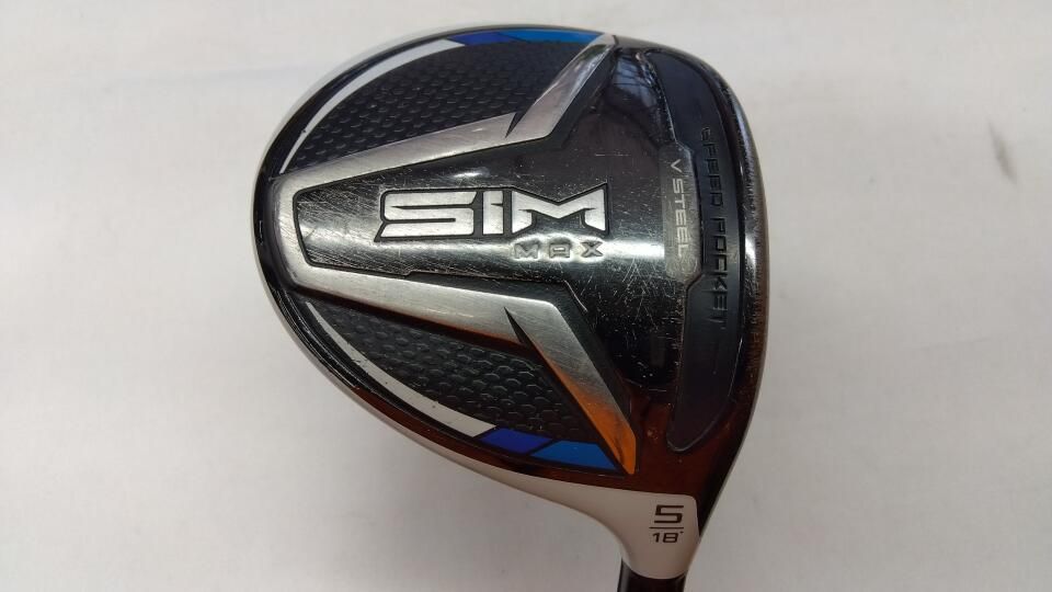テーラーメイド SIM MAX 18度 TENSEI BLUE TM50 Sフレックス フェアウェイウッド 中古 ゴルフドゥ!松前R56店【最短即日発送】