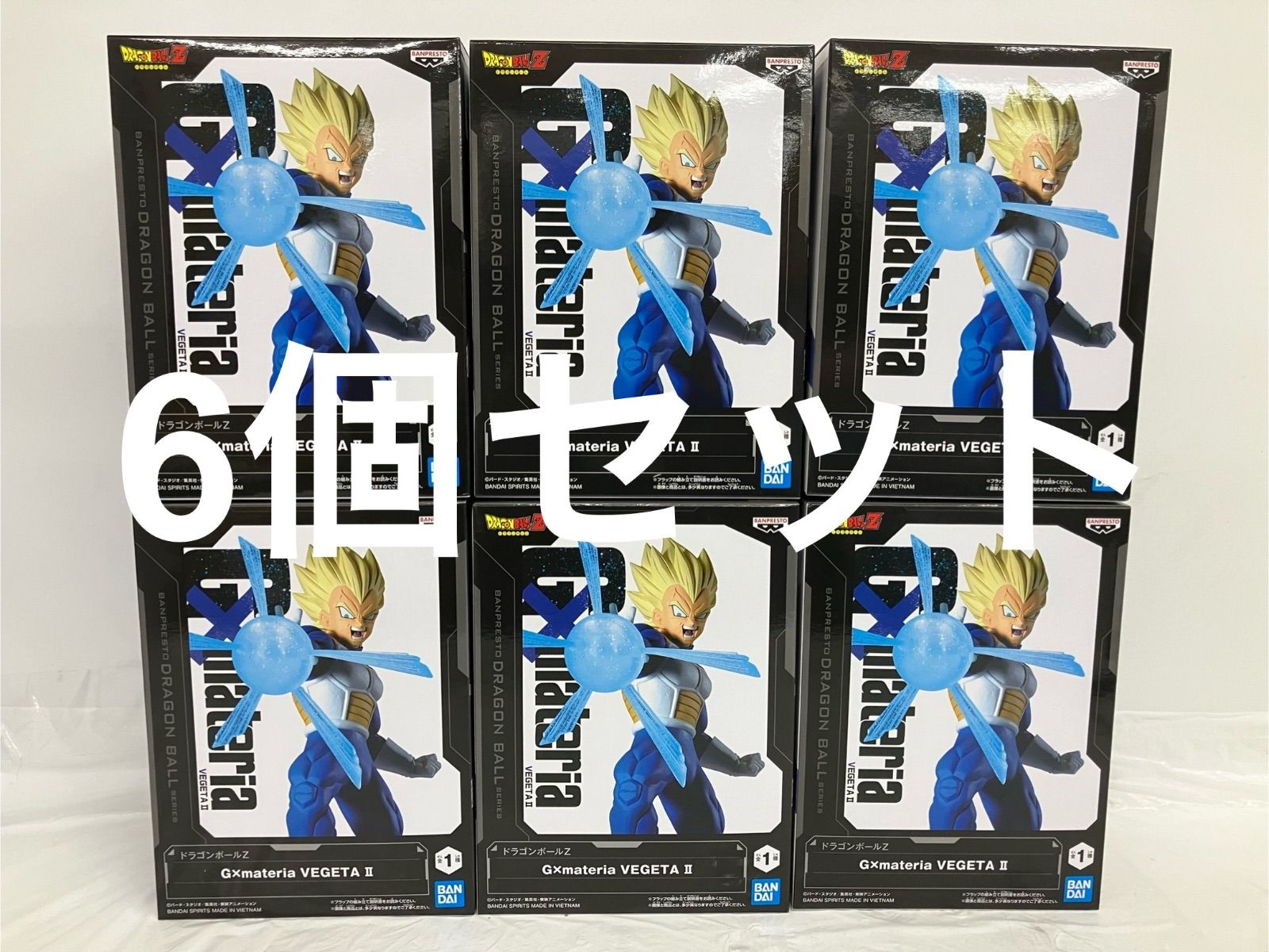 未開封 ドラゴンボール GMateriaフィギュア ベジータII 6個セット LF5351 f111