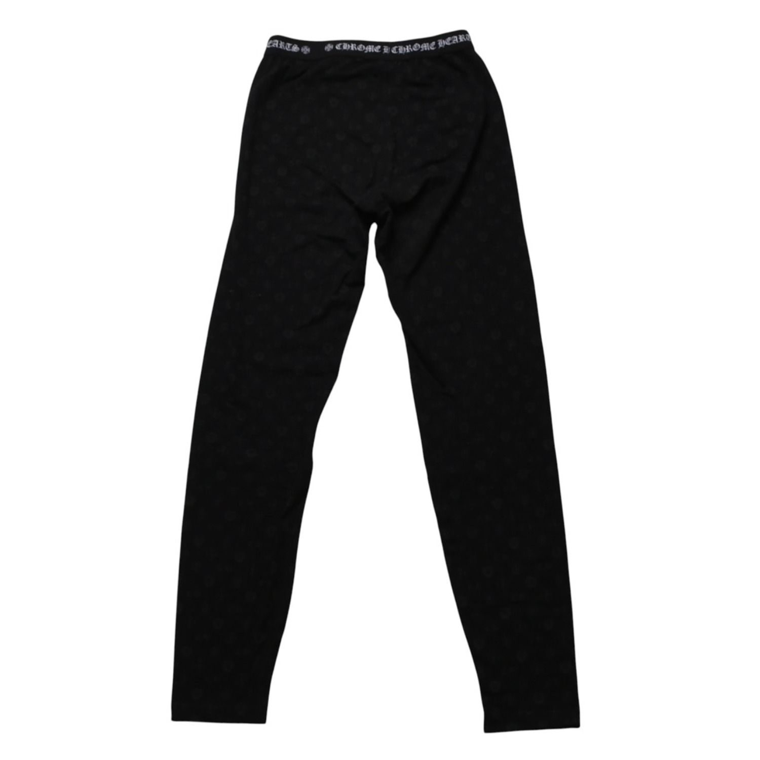 極美品 CHROME HEARTS クロムハーツ マルチロゴ総柄レギンス ホース 