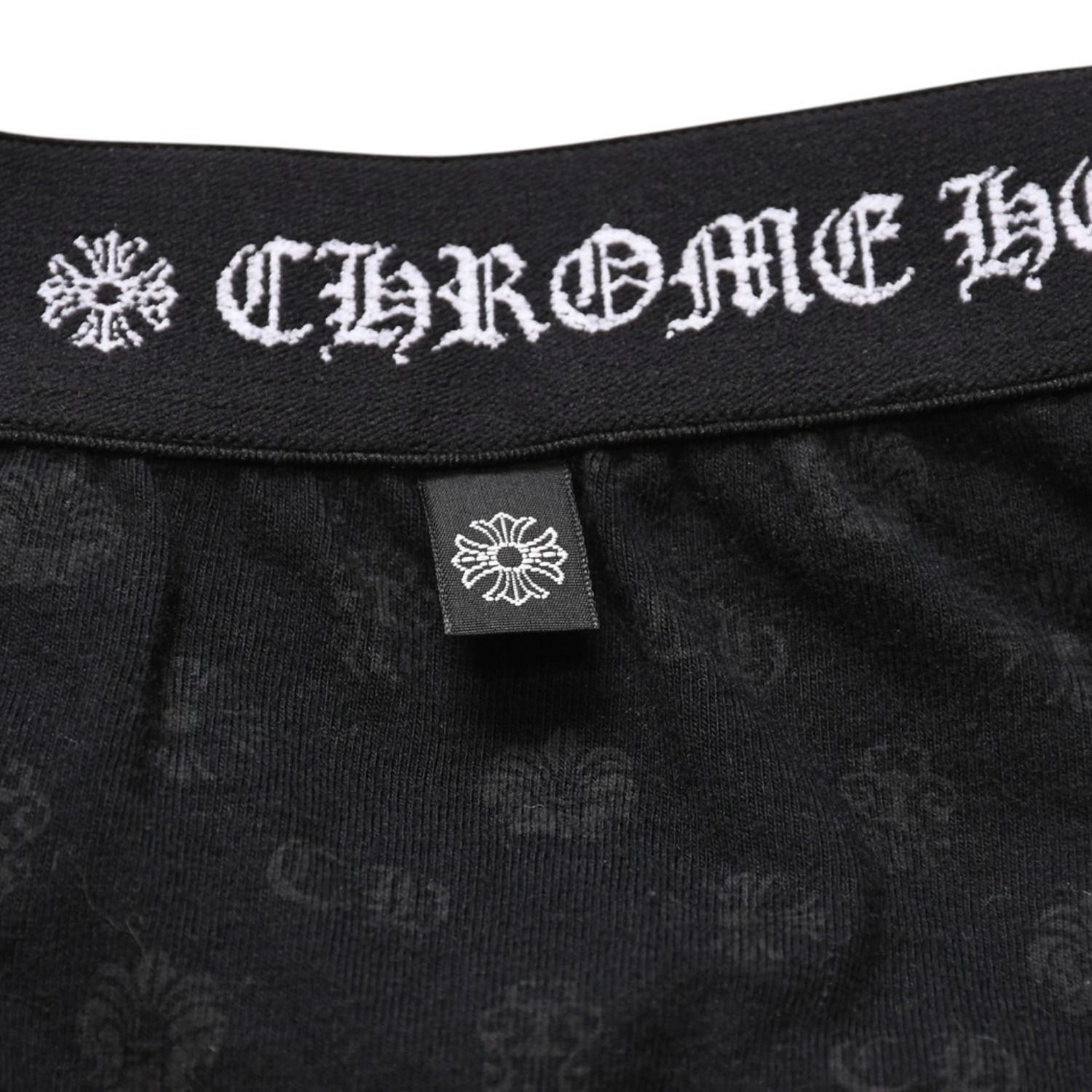 極美品 CHROME HEARTS クロムハーツ マルチロゴ総柄レギンス ホース