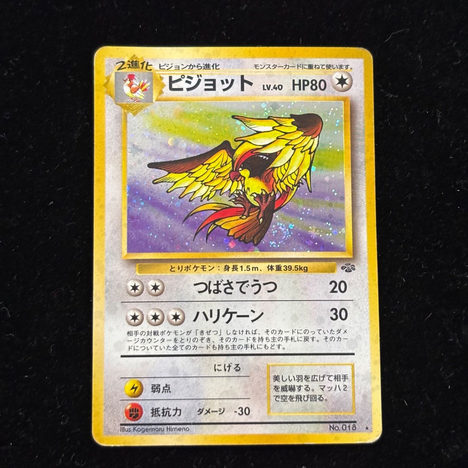おまとめ買い割引有❗️】ポケモンカード 旧裏 ピジョット LV40 HP80