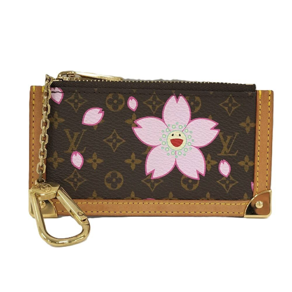 LOUIS VUITTON 村上隆 コラボ ポシェットクレ コインケース モノグラム