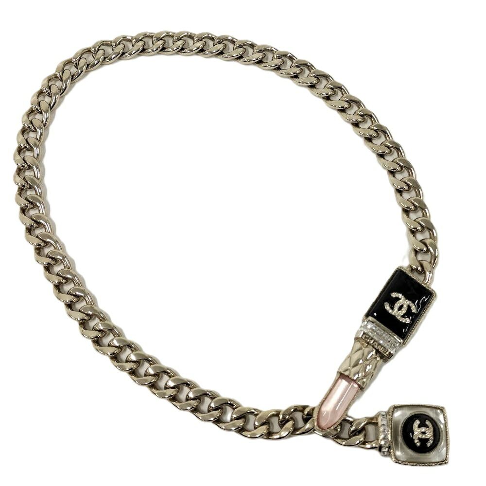 CHANEL ネックレス リップスティック ココマーク ラインストーン A22C