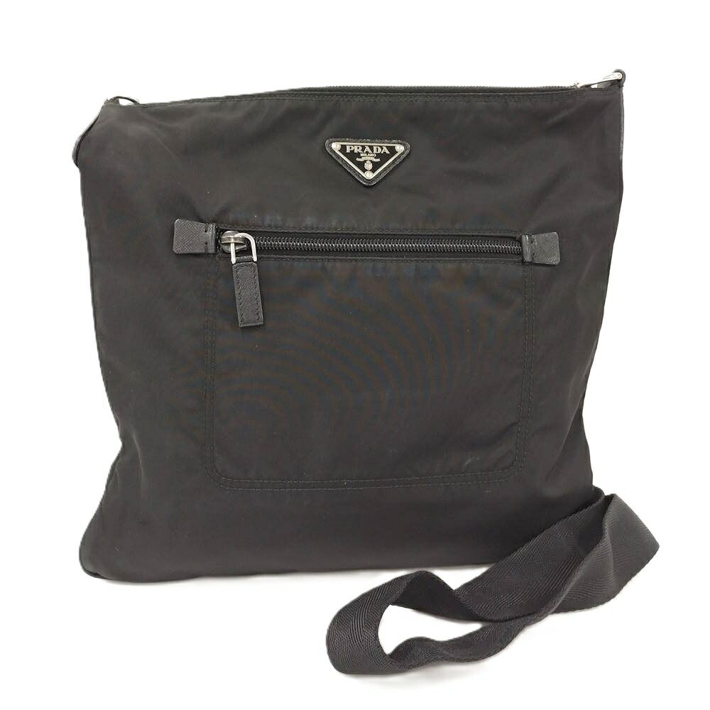 PRADA ショルダーバッグ ナイロン ブラック BT0715
