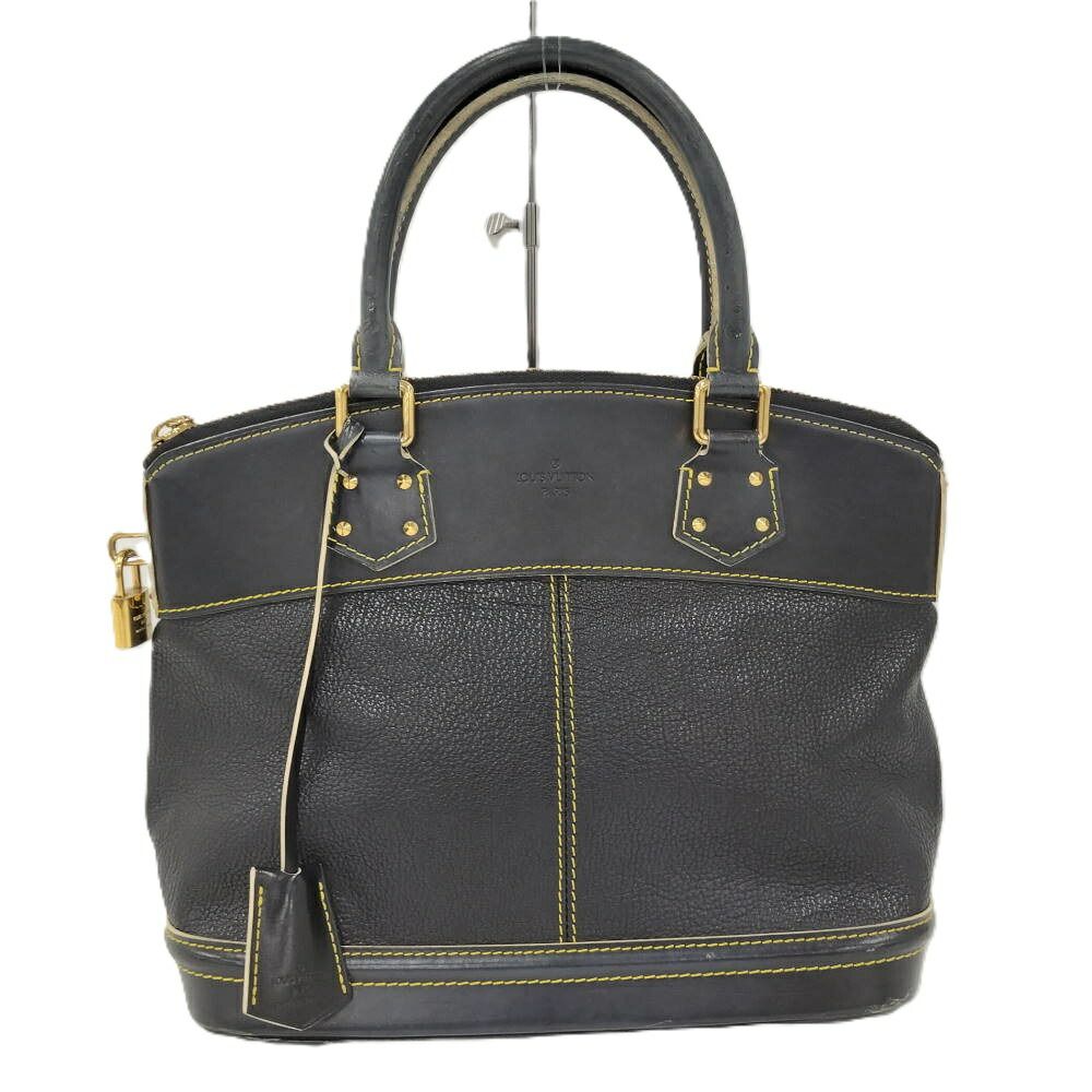LOUIS VUITTON ロックイットPM ハンドバッグ レザー ネイビー M91888
