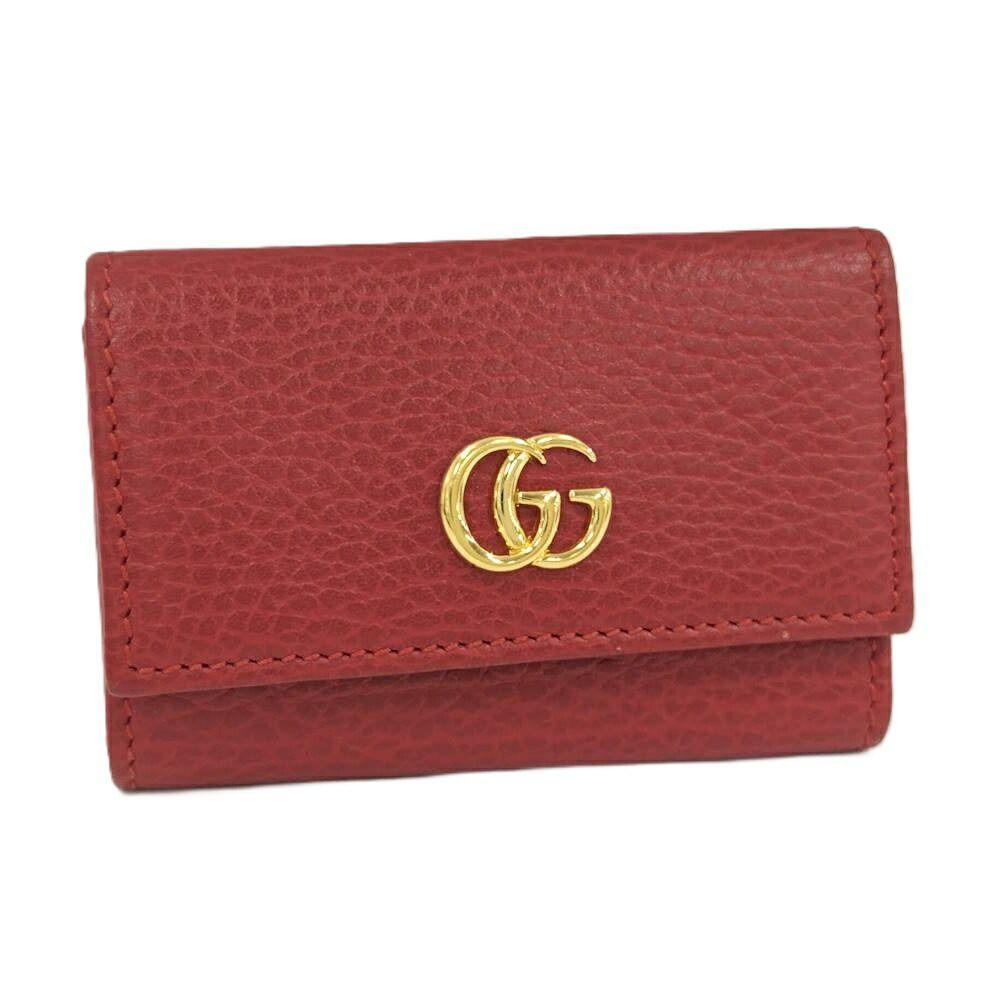 GUCCI 6連キーケース レッド 456118
