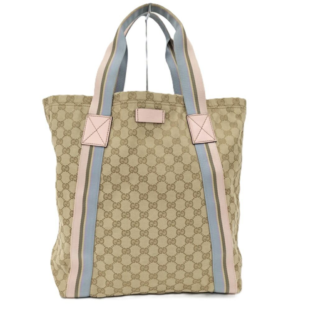 GUCCI トートバッグ GGキャンバス キャンバス ベージュ 189669