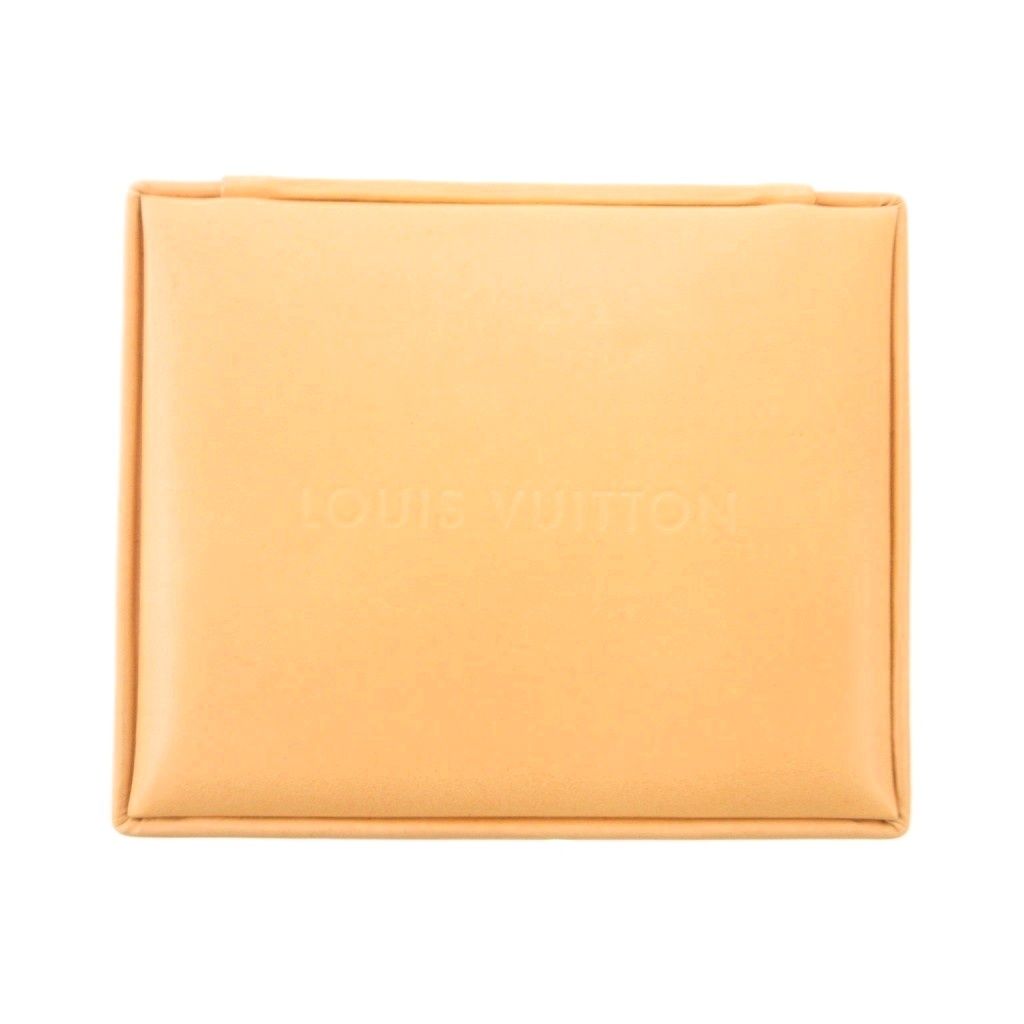 ルイヴィトン LOUIS VUITTON 腕時計ケース レザー ロゴ刻印 ベージュ /JS ☆AA★ ■GY11