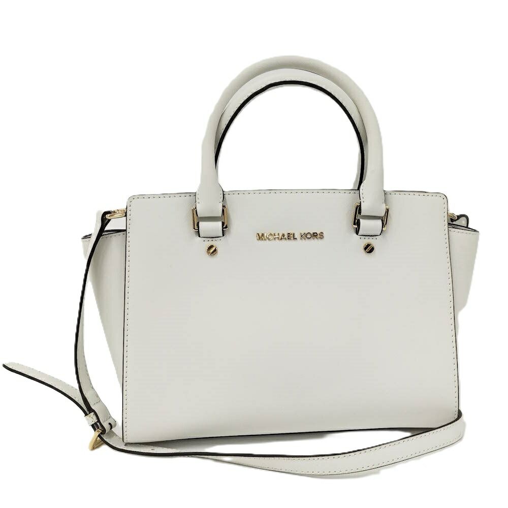 その他MICHAEL KORS 2WAYショルダーバッグ PVC ホワイト【多数取り揃え 