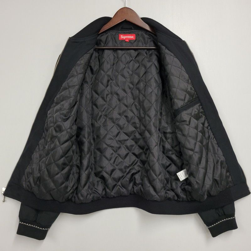 【中古品】 SUPREME シュプリーム 18AW DIAMOND RAYON BOMBER JACKET ダイアモンド レーヨン ボンバー ジャケット アウター 【149-260509-cs-23-izu】