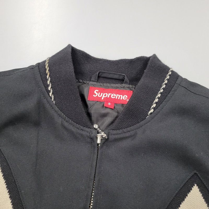 【中古品】 SUPREME シュプリーム 18AW DIAMOND RAYON BOMBER JACKET ダイアモンド レーヨン ボンバー ジャケット アウター 【149-260509-cs-23-izu】