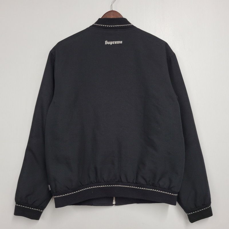 【中古品】 SUPREME シュプリーム 18AW DIAMOND RAYON BOMBER JACKET ダイアモンド レーヨン ボンバー ジャケット アウター 【149-260509-cs-23-izu】