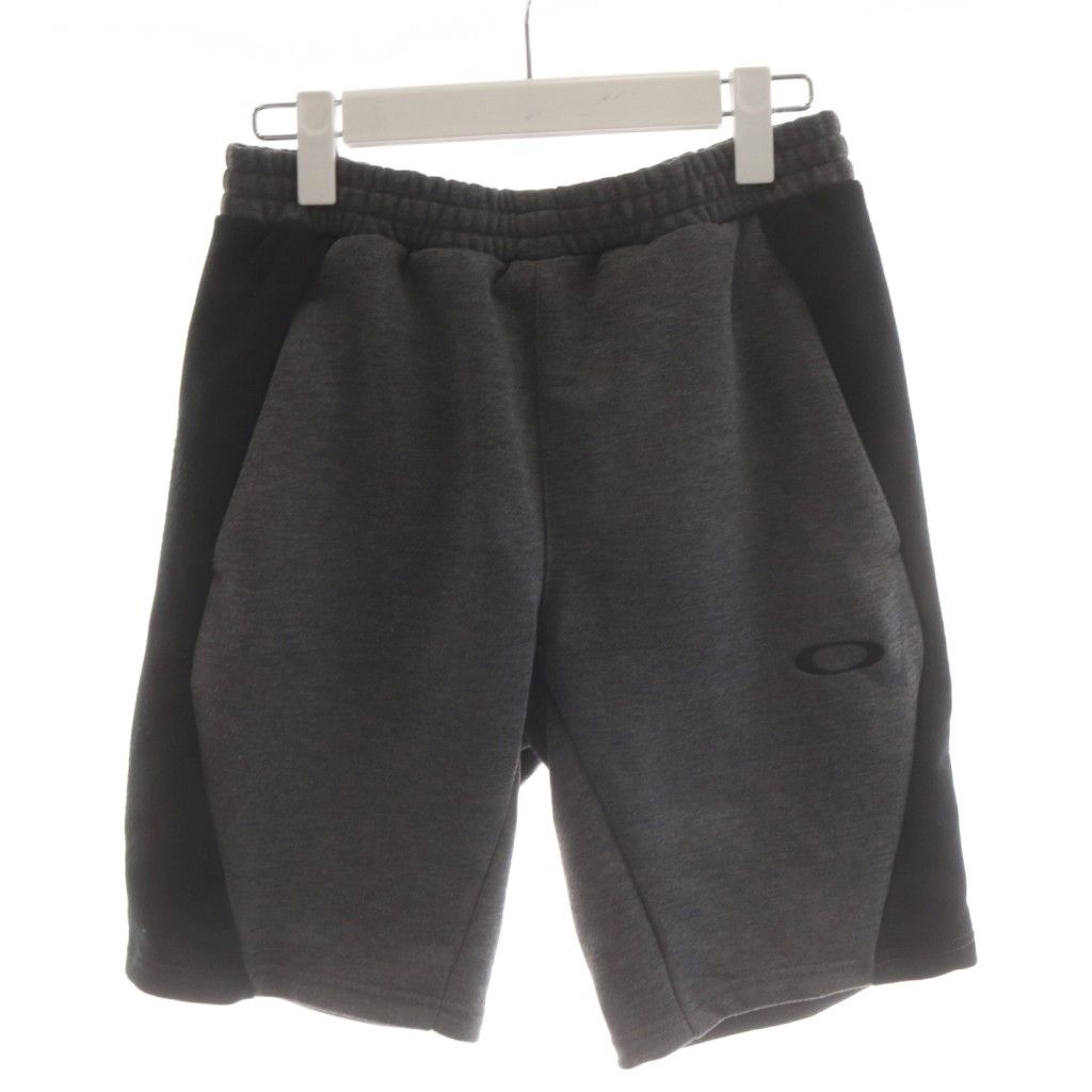 オークリー OAKLEY ショートパンツ ハーフパンツ ロゴ M グレー 黒 ブラック /AN52 ■GY03