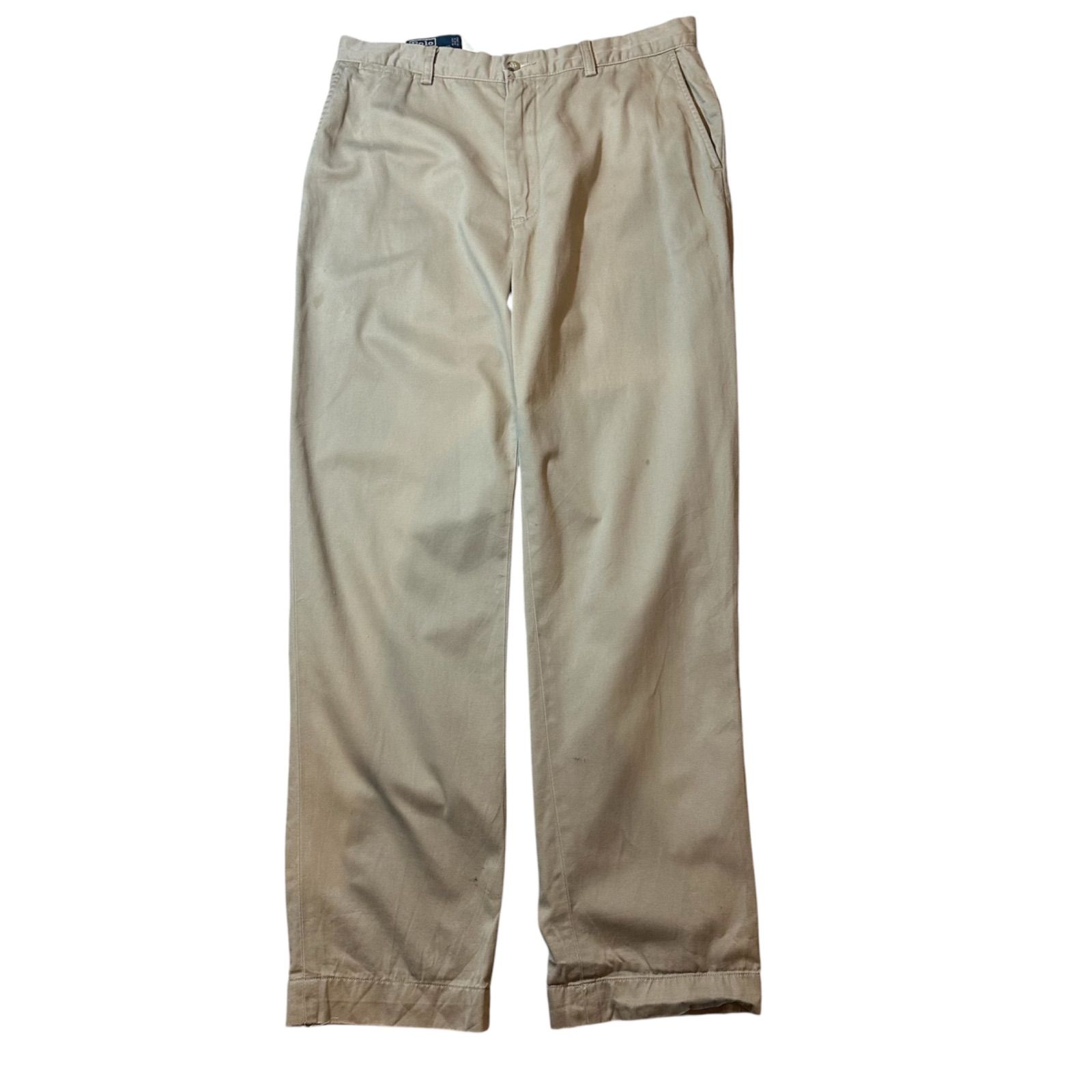 90s polo by Ralph Lauren chino pants w34 L32 / 90年代 ポロバイラルフローレン チノパン w34 L32 【F374】