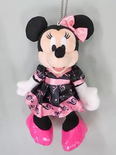 中古】ぬいぐるみ ミニーマウス(ビッグバンドビート) ぬいぐるみバッジ