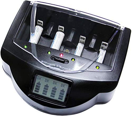 【新品】電池充電器 アルカリ ニッケル水素 ニッカド電池 単1、単2、単3、単4、9V 使い捨て再利用マルチ液晶デイスプレイ マルチチャージャー eaf96d12