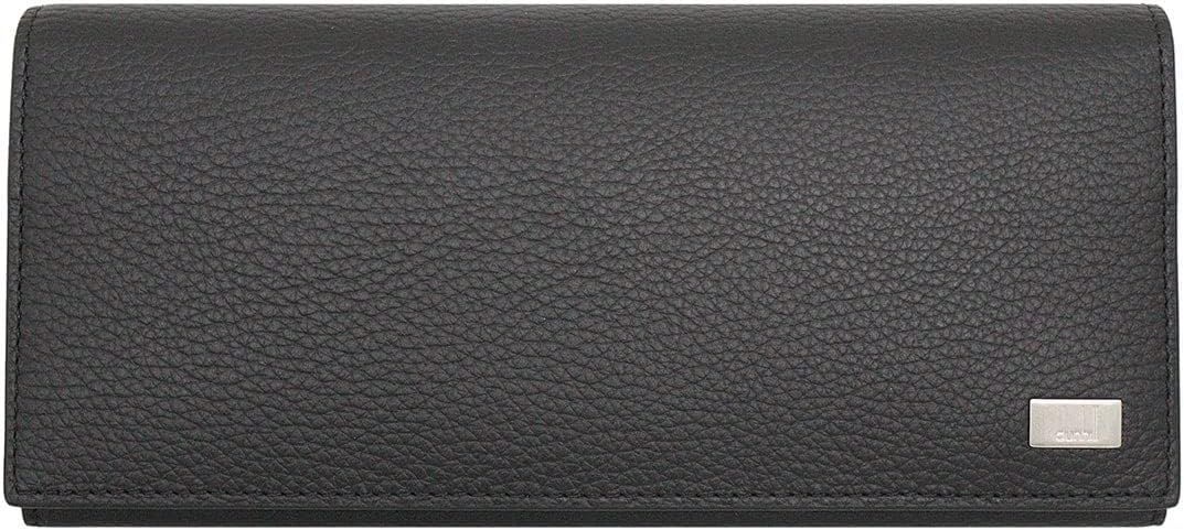 【送料無料】dunhill（ダンヒル）DU19F2910AV AvoritiesLeatherアボリティズ アウト&インサイドオールレザー採用10CC CoinCompartmentCourtWallet10カードスロット&小銭入れ付き長札入れ001RBlk