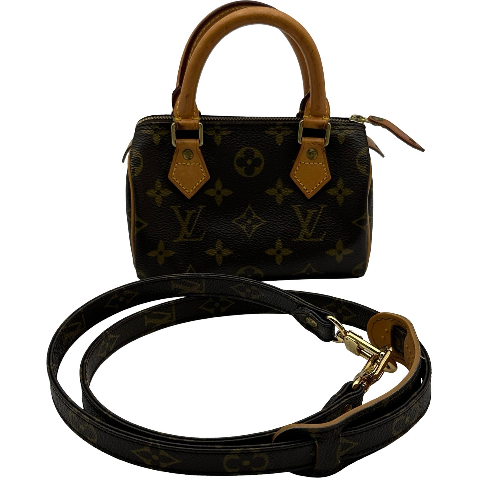 ルイ・ヴィトン LOUIS VUITTON ミニ・スピーディ M41534 モノグラム レディース ショルダーバッグ
