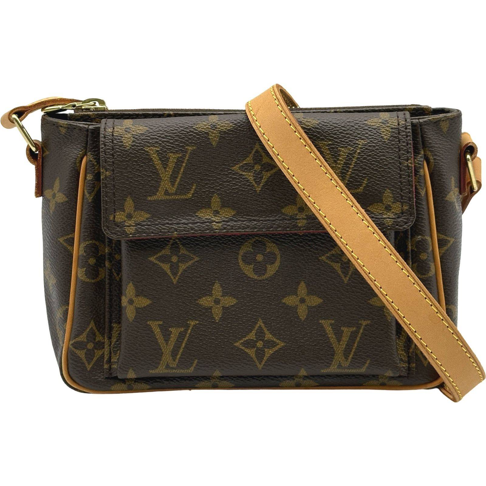 ルイ・ヴィトン LOUIS VUITTON ヴィバシテPM M51165 ブラウン モノグラム レディース ショルダーバッグ
