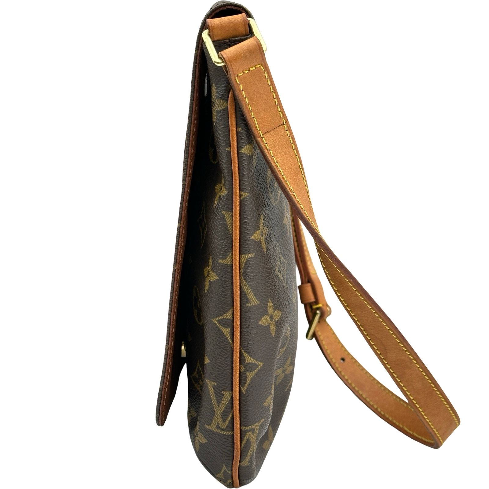 ルイ・ヴィトン LOUIS VUITTON ミュゼット・サルサ ショート M51258 ブラウン モノグラム レディース ショルダーバッグ