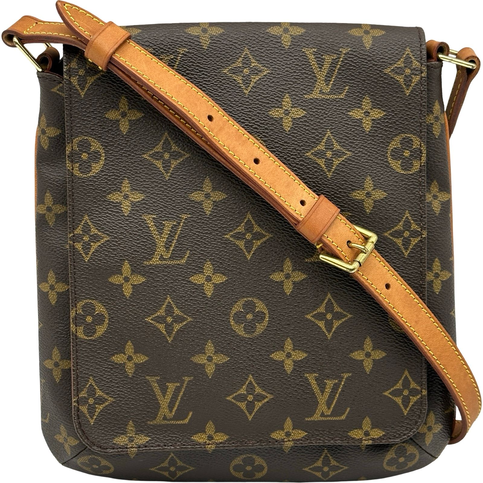 ルイ・ヴィトン LOUIS VUITTON ミュゼット・サルサ ショート M51258 ブラウン モノグラム レディース ショルダーバッグ