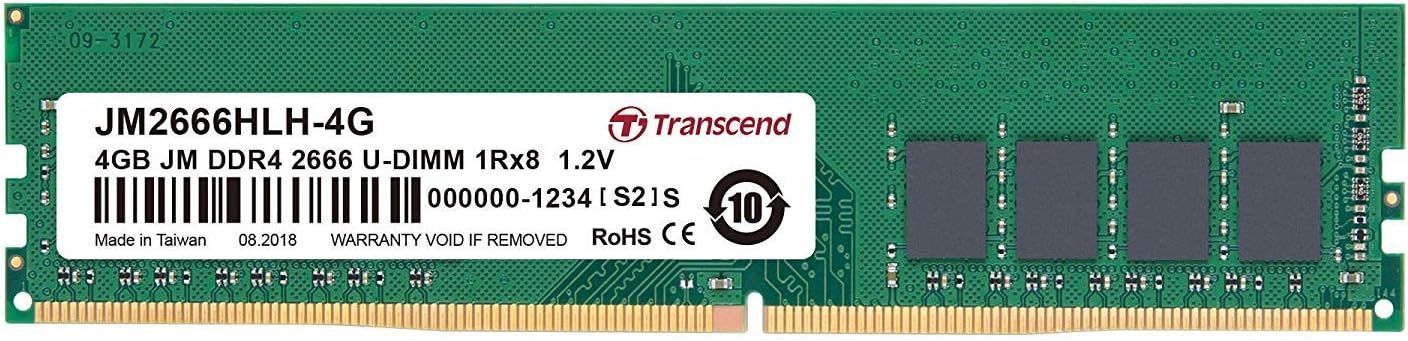 サ＞Transcend PC4-21300 (DDR4-2666) JM2666HLH-4G - メルカリ