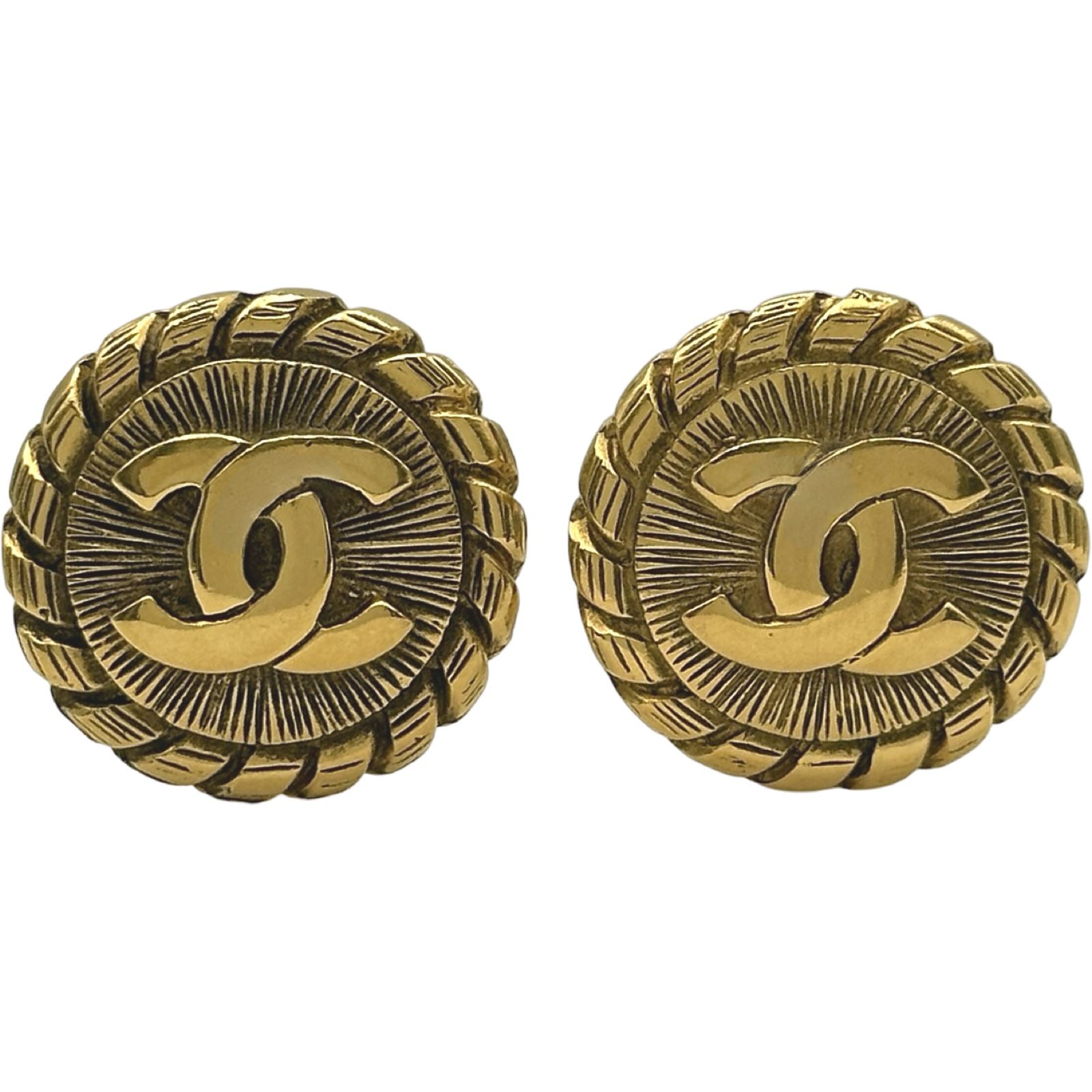 シャネル CHANEL ココマークイヤリング ゴールド メタル アクセサリー