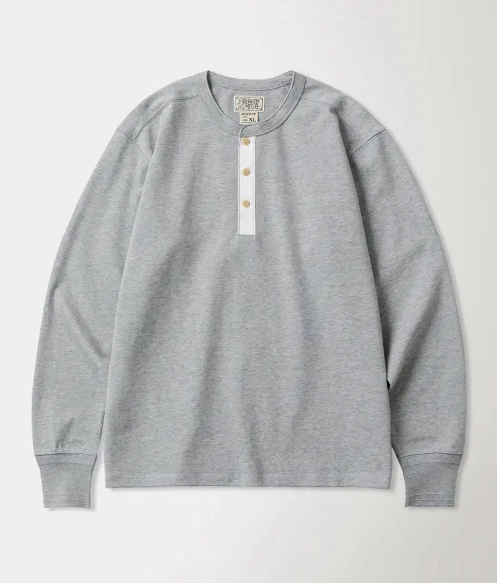 BRONSON ロングスリーブ ヘンリーネック XXL