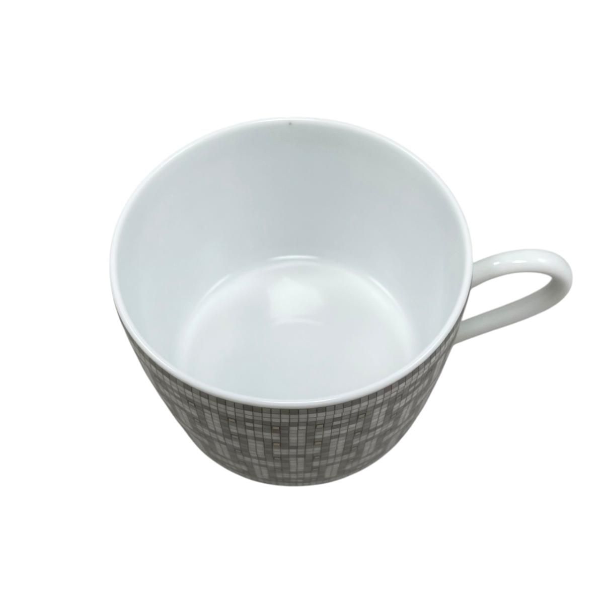 ☆エルメス ティーカップ&ソーサー モザイク 24 プラチナ P035016P 