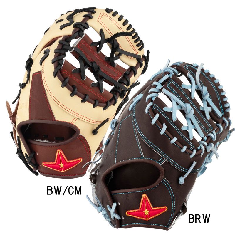 オールスター ALL-STAR ソフトボール 大型ファーストミット ゴムソフト対応 野球 ソフト グラブ グローブ 捕手用(ASJS22)、BW/CMブラウン/キャメル