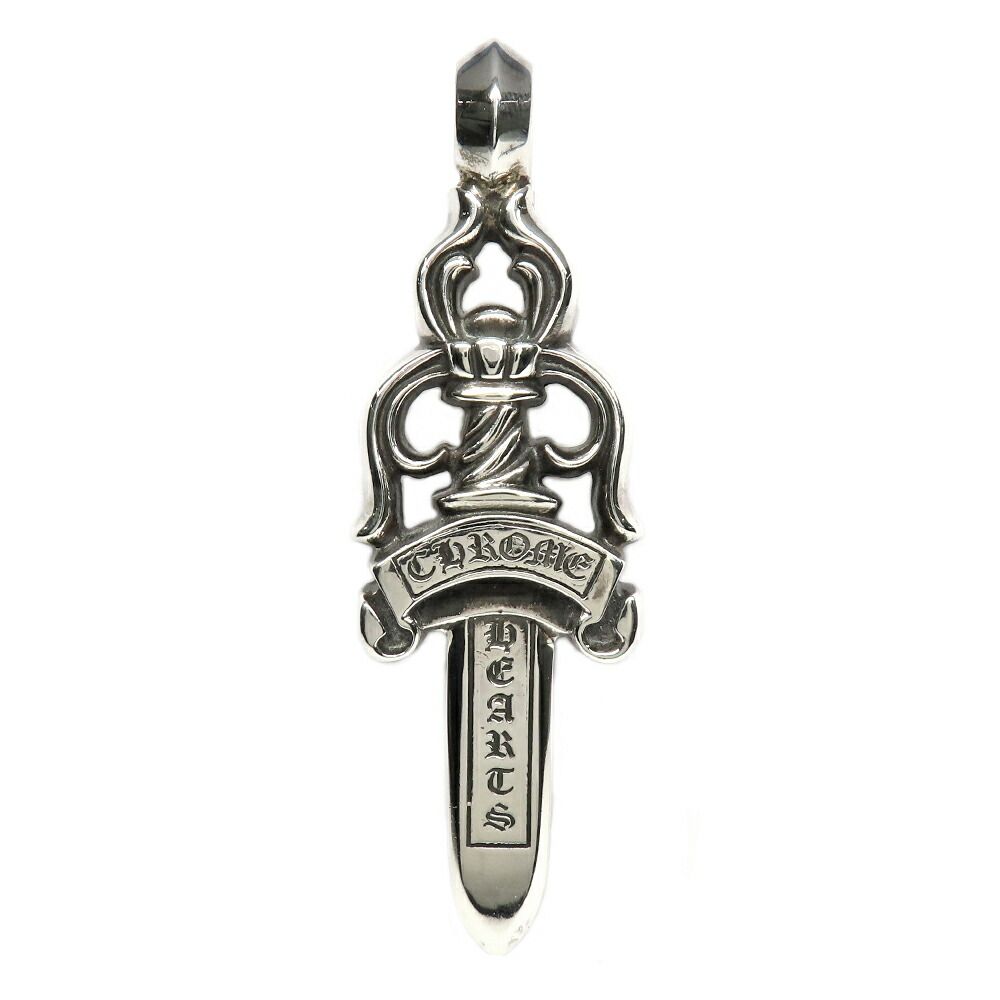 【名古屋】クロムハーツ ネックレストップ ペンダントトップ ラージダガー 925 シルバー メンズ ジュエリー アクセサリー 美品