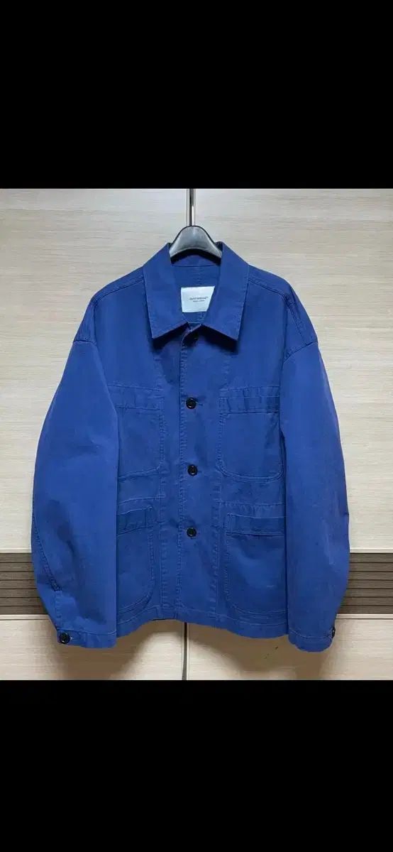 OUTSTANDING ブルー フレンチ ウォーク ジャケット