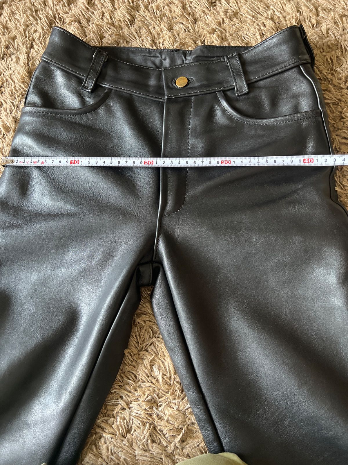 vanson レザーパンツ　USA製 30サイズ vanson レザーパンツ ブラック アメリカ製 サイズ30 - メルカリ