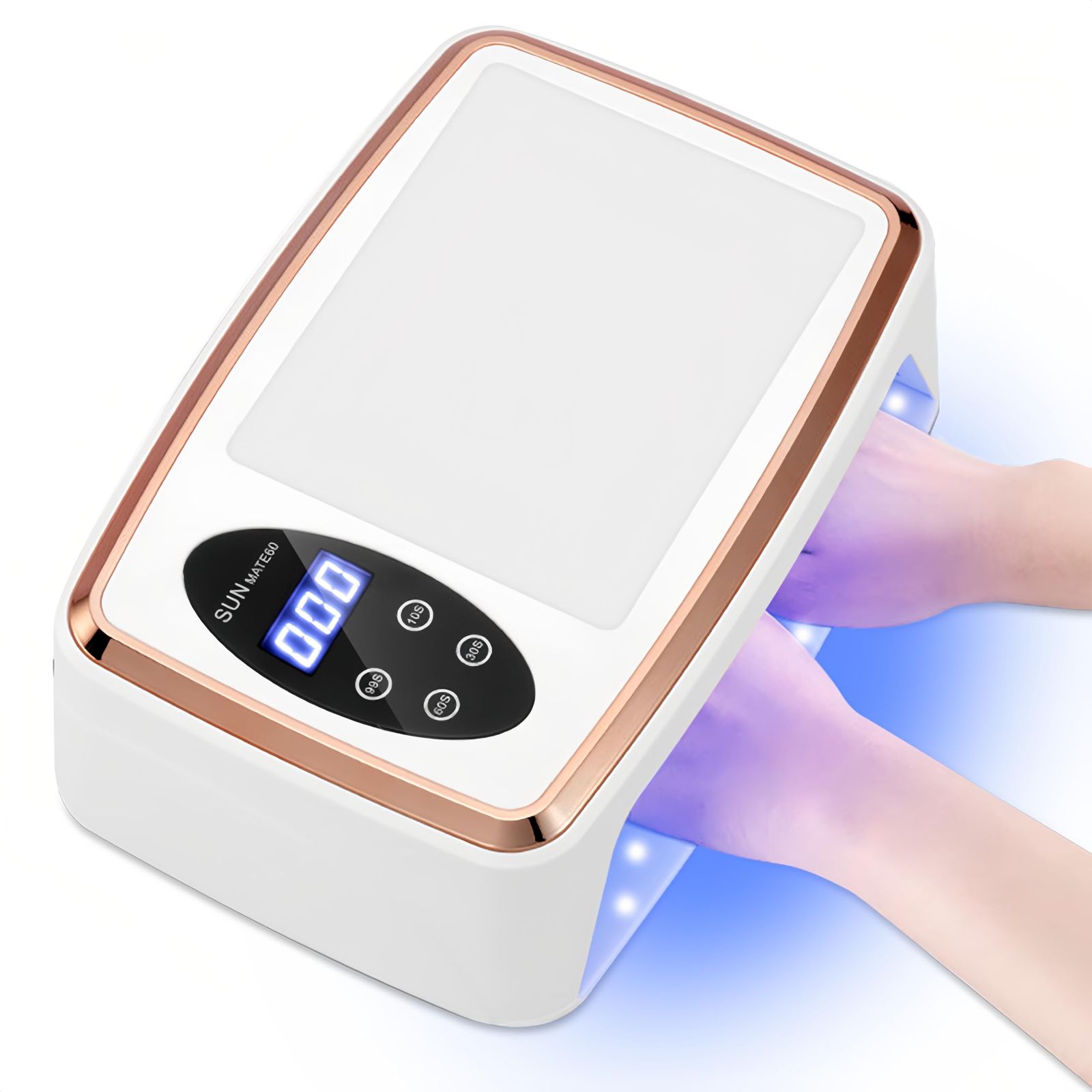 【2026 新ジェルネイル ライト】NUYOLEITY ネイルライト LED UVライト レジン用 全ジェル対応 380W硬化ライト PU手枕付き ジェルネイルライト 4階段タイマー 90LEDs 高速硬化 レジンライト 低ヒート 手足両用 マニキュア用 日t