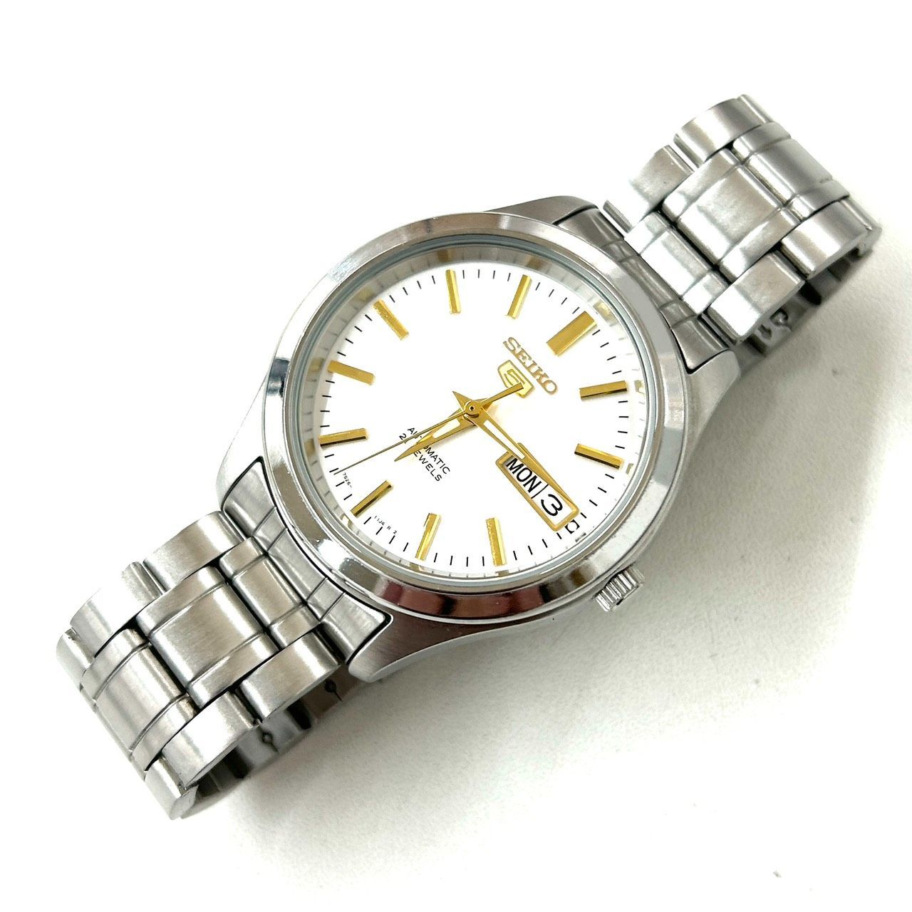 SEIKO/セイコー SEIKO5 ファイブ 自動巻 裏スケ デイデイト - メルカリ