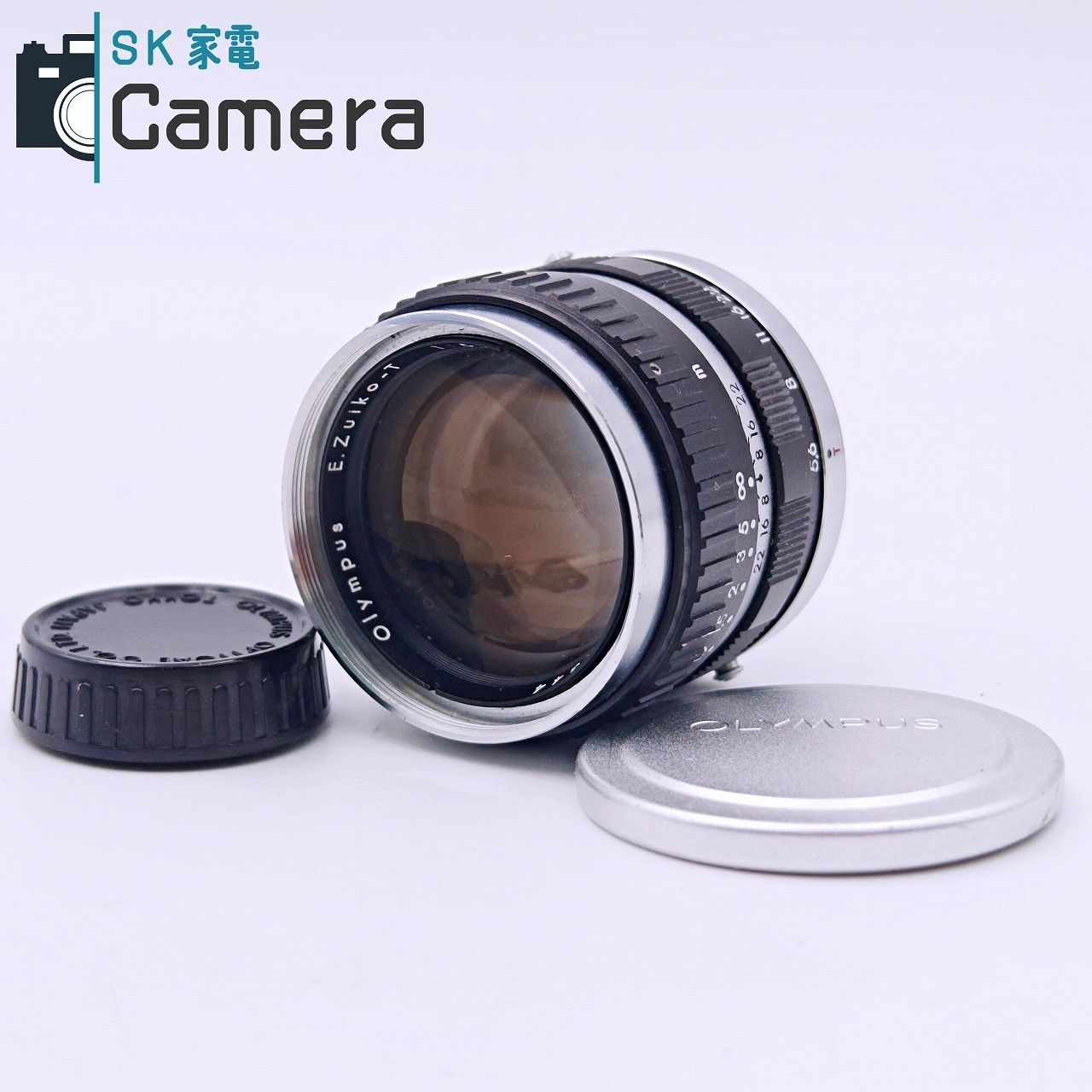 【中古】 OLYMPUS E.Zuiko-T 8cm F5.6 オリンパス キャップ付