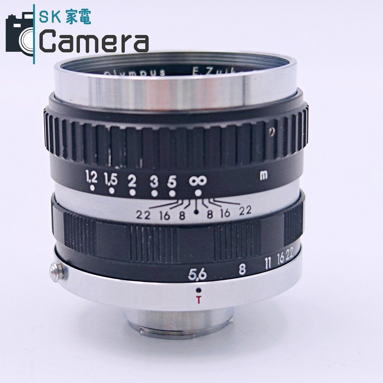 【中古】 OLYMPUS E.Zuiko-T 8cm F5.6 オリンパス キャップ付 OLYMPUS - 【中古】 OLYMPUS E.Zuiko-T 8cm F5.6 オリンパス キャップ