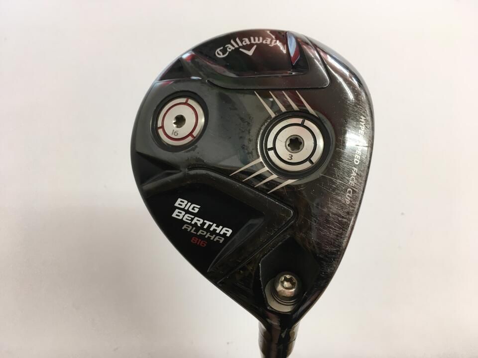 キャロウェイ BIG BERTHA ALPHA 816 18度 ツアーAD GP-6 Sフレックス フェアウェイウッド 中古 ゴルフドゥ!水戸店【最短即日発送】