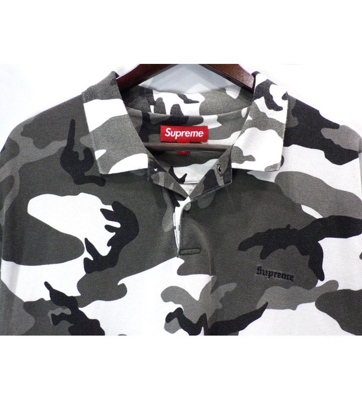 シュプリーム SUPREME 25SS 【 Washed Camo Polo Snow Camo