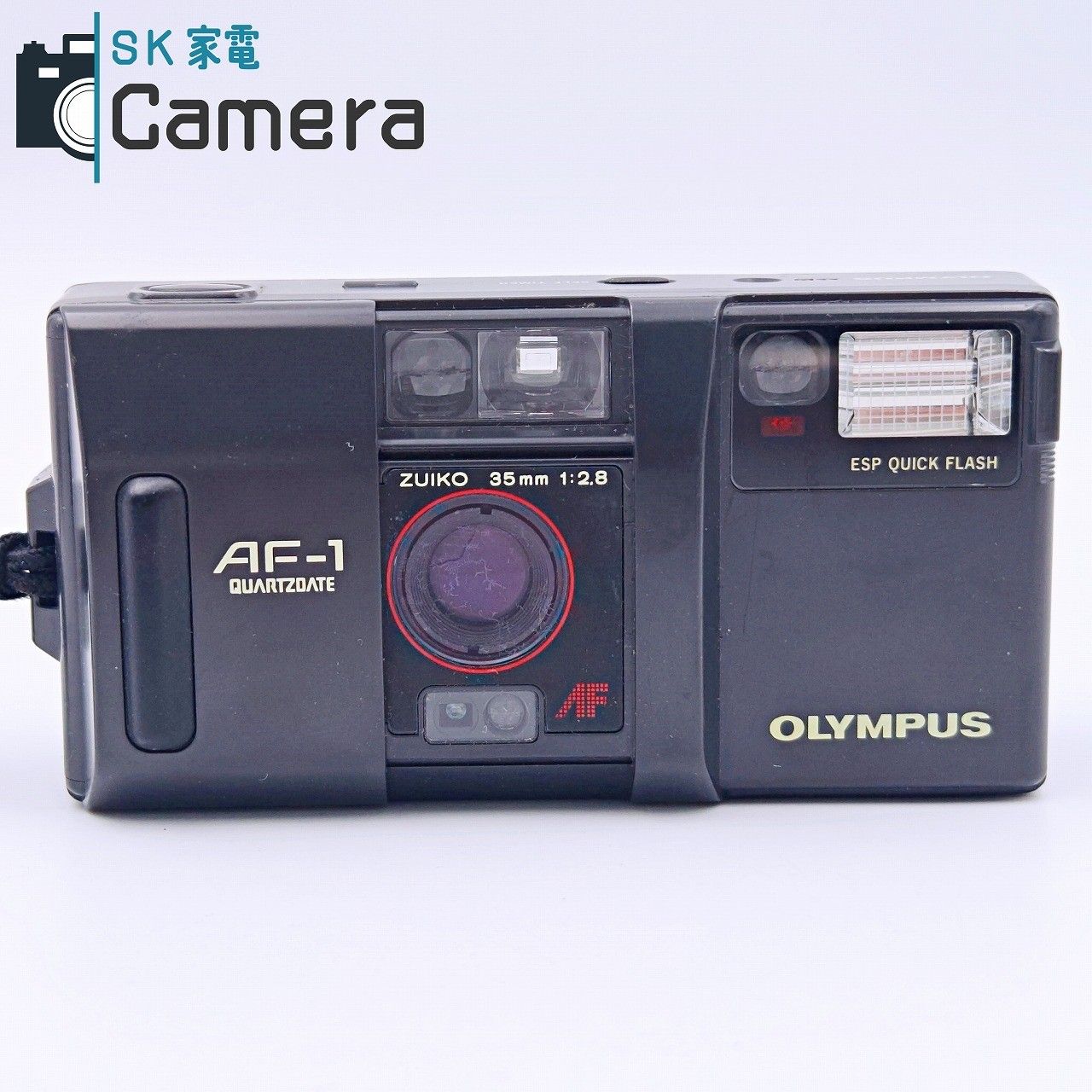 【中古】 OLYMPUS AF-1 QUARTZDATE オリンパス コンパクトフィルムカメラ