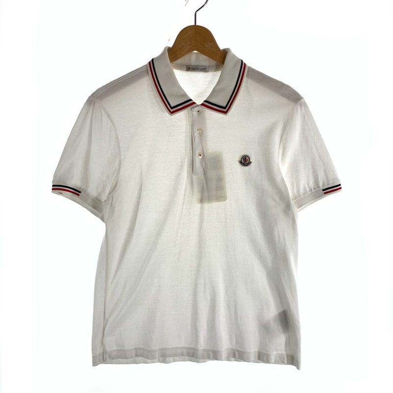 【中古品】 MONCLER B10918317100 MAGLIA POLO MANICA CORTA モンクレール ポロシャツ 半袖 ブランド 古着 【141-260509-gm-07-fuz】